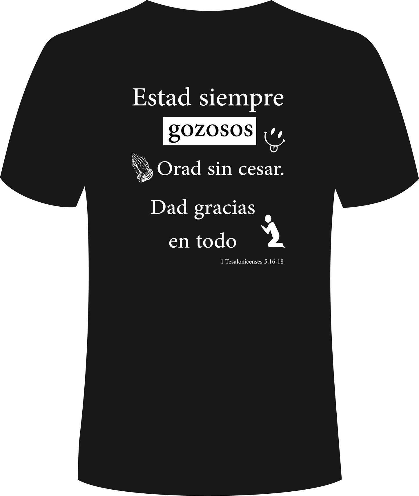 Estad siempre gozosos...